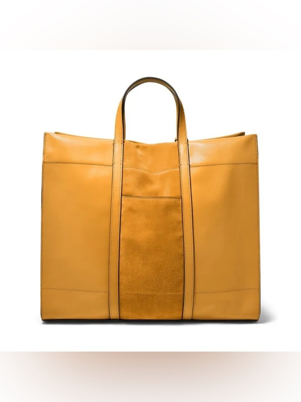 Fossil Carmen Large Tote Mustard Gold - Picture 3 of 8
